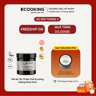 Mặt nạ tẩy tế bào chết dạng gel giúp da căng mịn mềm mại Peeling Mask Fragrance Free 50ml Ecooking