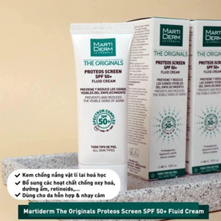 Kem Chống Nắng Marti Derm The Originals Proteos Screen SPF50+ Phổ Rộng Toàn Diện Cho Mọi Loại Da