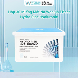 Hộp 30 Miếng Mặt Nạ Giúp Cấp Nước Mỗi Ngày WonJin Effect Hydro Rise Hyaluronic Mask 350g (hộp 30 Mask)
