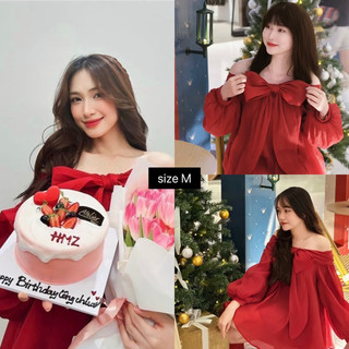 Thanh lý áo trễ vai hồng -đỏ