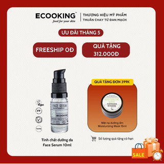 Tinh chất dưỡng da Ecooking Face Serum Fragrance Free 10ml giúp cân bằng độ ẩm, giảm tạp chất