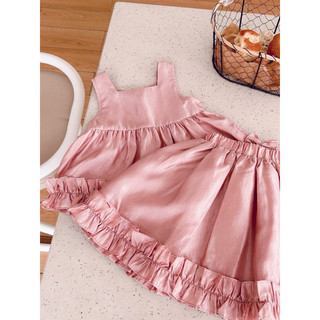 set rời lụa thô lụa bé gái 12-35kg