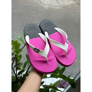 Dép nữ Thái Lan quai xỏ ngón thời trang, chất cao su non siêu êm Rubbersoul Balance