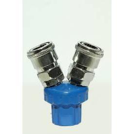 Khớp nối nhanh khí nén dạng tròn chia 2 3 PVN-Đầu nối nhanh máy khí nén- chia hơi
