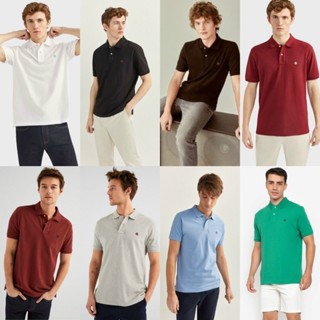 Áo polo nam XUẤT KHẨU chính hãng Springfield vải cotton cá sấu siêu thoáng mát cho mùa hè