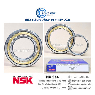Vòng bi bạc đạn đũa đỡ một dãy nu 214 hãng nsk