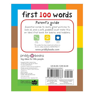 First 100 Board Book Box Set (3 books)