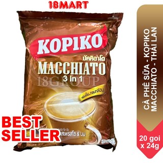 Cà phê sữa kopiko macchiato 3 in 1 thái lan