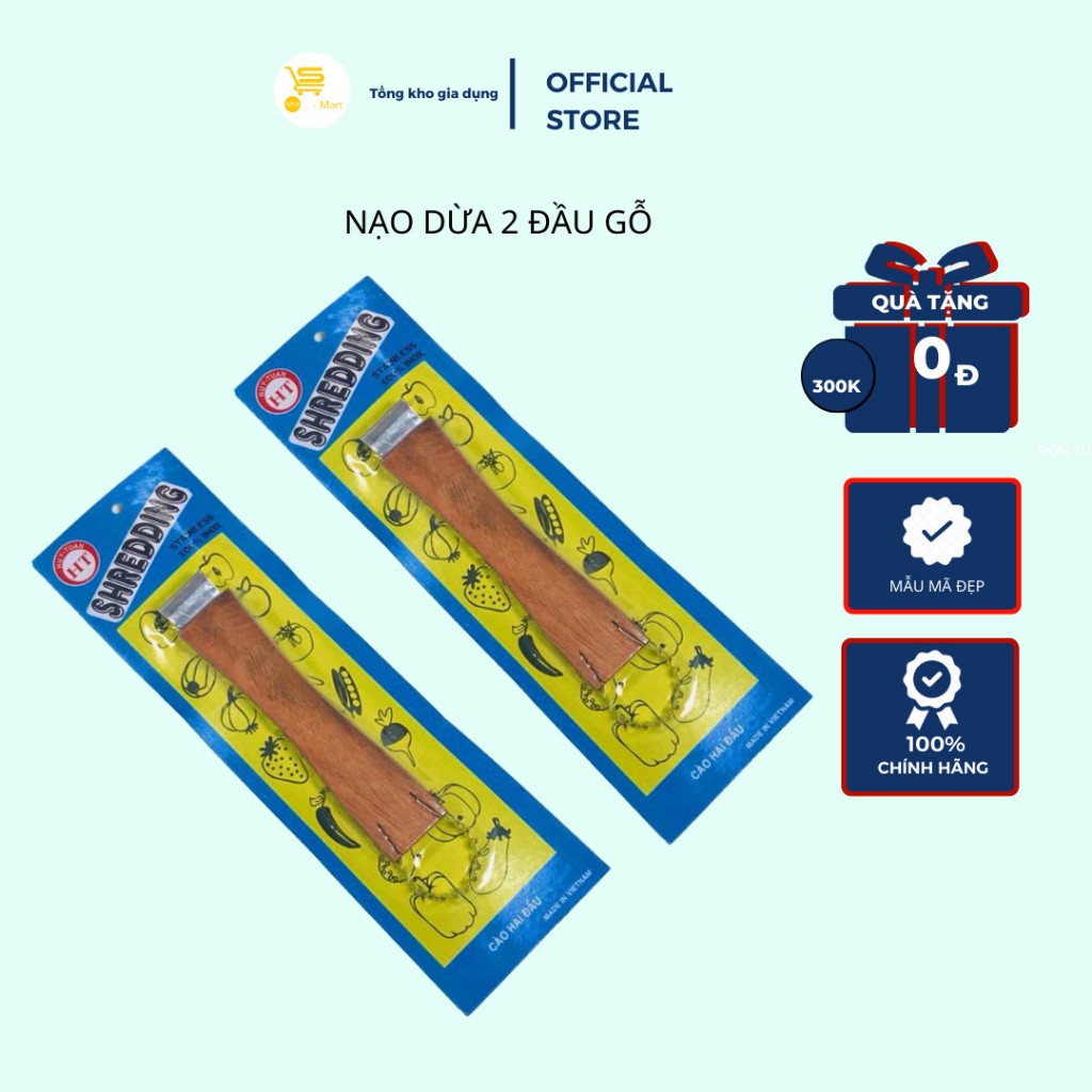 Cây nạo dừa 2 đầu