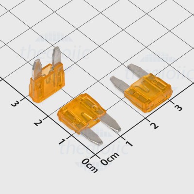 [20 Cái]- Cầu Chì Xe Máy, Ô Tô Màu Cam Mini Blade 5A 32V