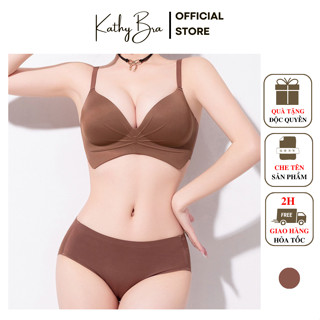 C02 [CAO CẤP ĐỆM 8CM] Áo Lót Su Đệm Dày 8CM KATHY BRA Không Gọng Chất Su Nguyên Khối siêu Nâng Ngực Mặc Áo Dài Đẹp