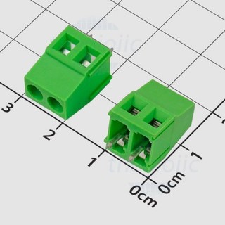 Kf128-2-v domino 2 chân thẳng 5mm 300v 10a hàn pcb loại tốt//3