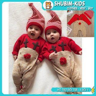 Body Noel TUẦN LỘC MŨI ĐỎ Hàng Quảng Châu bao chất đẹp, xịn siêu xinh cho bé yêu 3-13kg - CÓ KÈM ẢNH THẬT