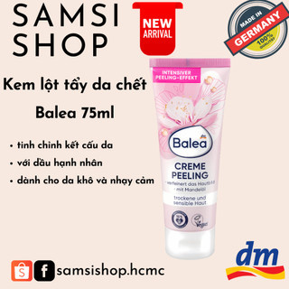 Kem lột tẩy da chết Balea Creme Peeling, 75ml ✨🌸