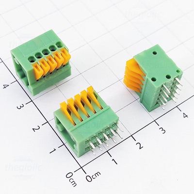 [3 Cái]- KF141-2.54-5-V Terminal Block 5 Tiếp Điểm Cắm Dây Dọc 2.54mm 150V 2A