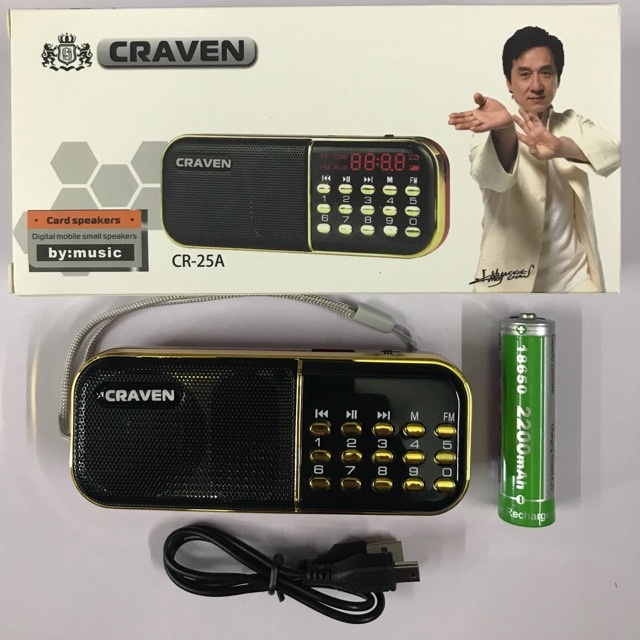 Loa Cắm Thẻ, Usb Carven Cr-25A nghe pháp và Loa Bluetooth WS-887. LMS