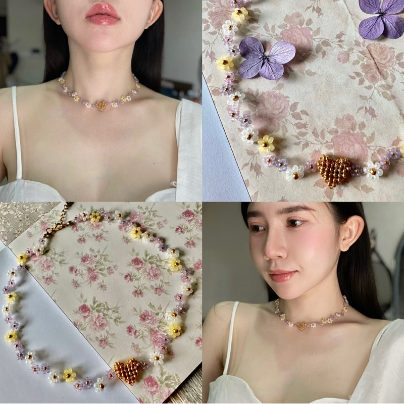 Vòng Cổ Choker Flowers