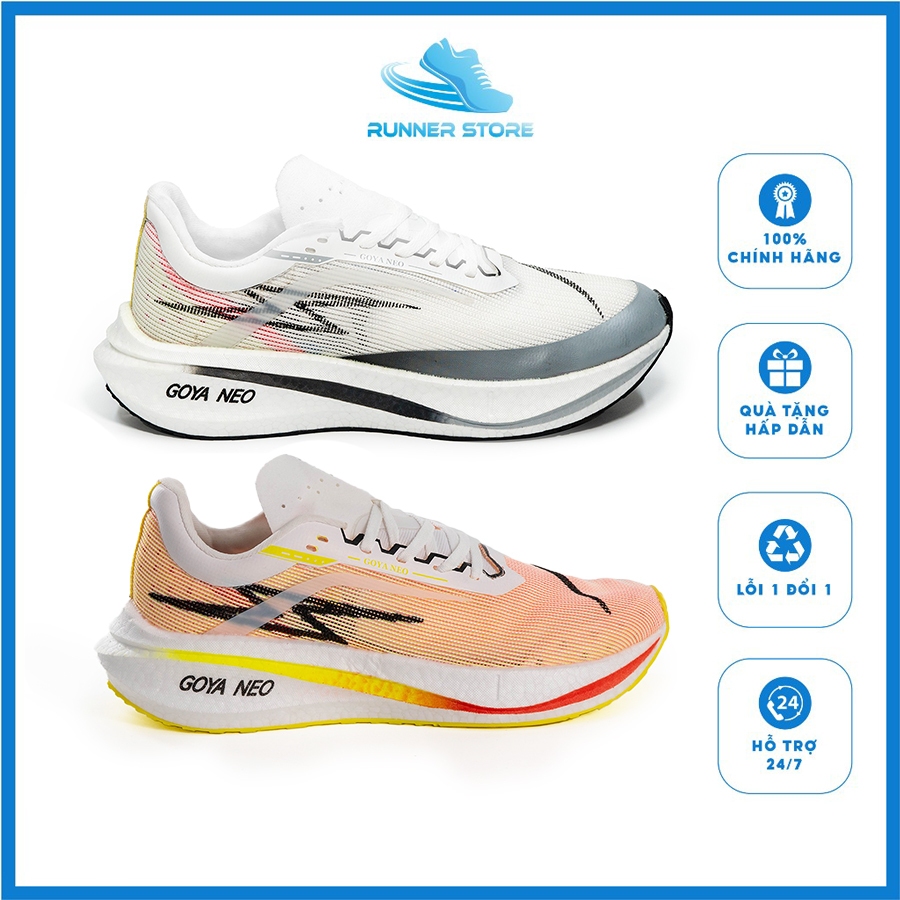 Giày thể thao chạy bộ nam nữ chính hãng Goya NEO 2024 full màu