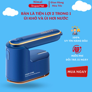 Bàn Là Mini Cầm Tay 2 Trong 1 Bàn Là Hơi Nước Bàn Là Khô Chăm Sóc Phù Hợp Từng Loại Vải Áo Quần NImal Store