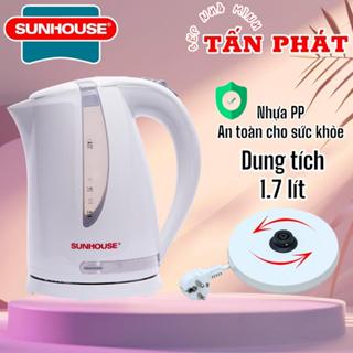 Bình đun siêu tốc nhựa Sunhouse SHD1300 dung tích 1.7 lít bảo hành chính hãng toàn quốc 12 tháng