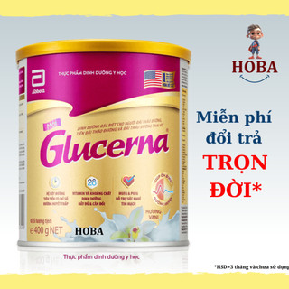 Sữa Bột Abbott Glucerna Hương Vani/Lúa Mạch 380g Hàng chính hãng, date mới nhất
