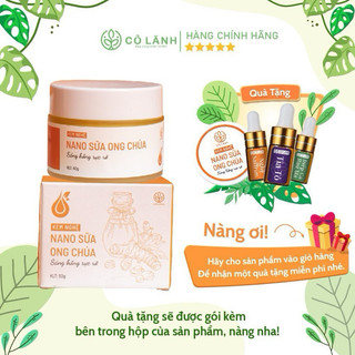 Kem nghệ sữa ong chúa Cỏ Lành dưỡng trắng, mờ thâm nám 50G .