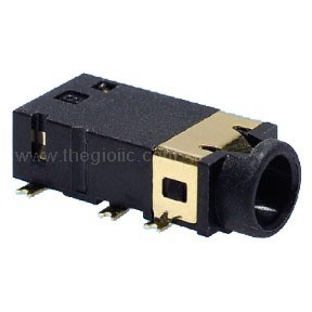 PJ-342S Cổng Audio 3.5mm 4 Cực 6 Chân Dán SMD//3