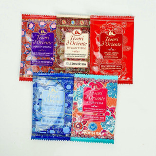 ( Sample 7ml) Sữa tắm hương nước hoa Tesori hoa sen/hy lạp/thanh long...