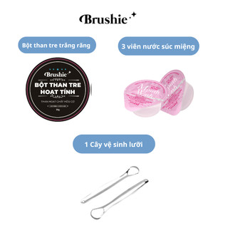  Quà tặng đặc biệt T5: 1bột than tre trắng răng + 1 thanh cạo lưỡi + 3 viên nước súc miệng