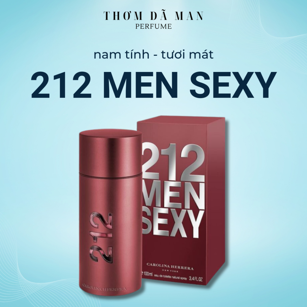 Nước hoa nam 212 MEN SEXY hương dương sỉ phương Đông THƠM DÃ MAN