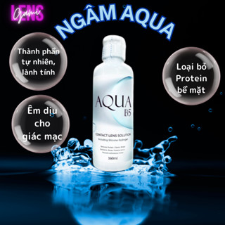 Nước Ngâm Lens 160ml + Nhỏ Mắt Lens 15ml Zmedi, Aqua B5 gamilens