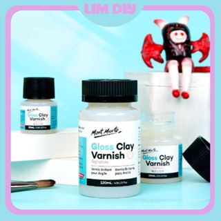 Phủ bóng bảo vệ lớp màu đất sét tự khô, chống thấm nước Gloss Clay Vanish Mont Marte