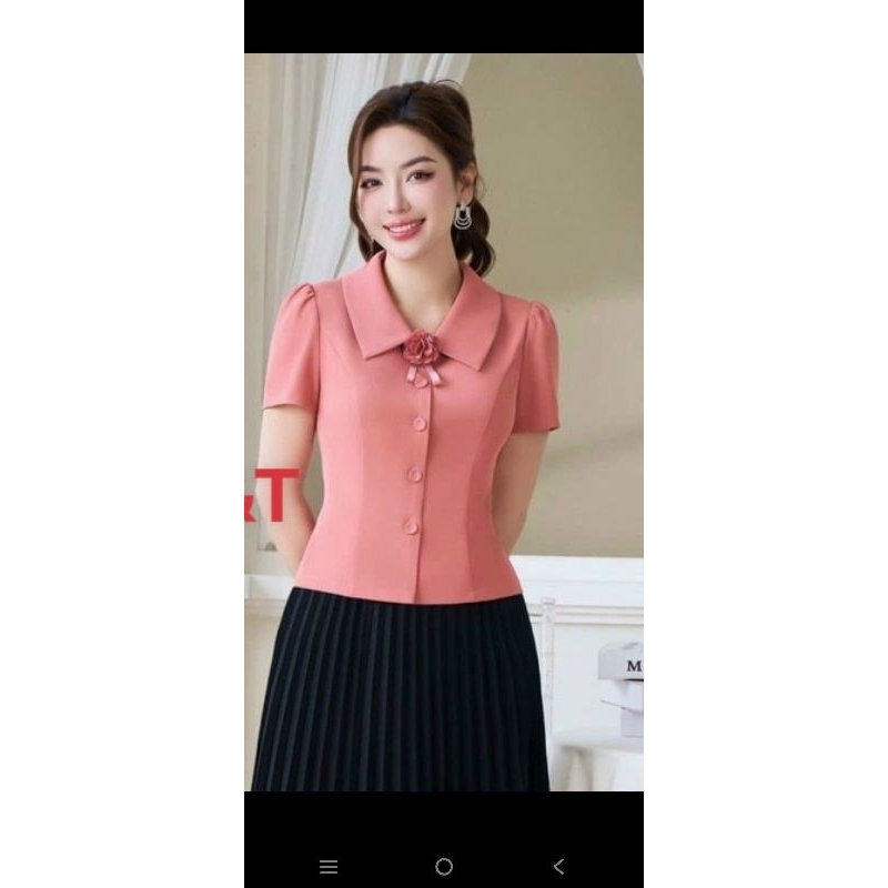 áo kiểu nữ công sở dễ thương