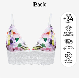 Áo bralette không gọng satin iBasic BRAY044