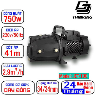 Bơm lợn đẩy cao đầu Jet Thingking JET-100 sử dụng đẩy cao cho nhà cao tầng, đẩy lên téc,…