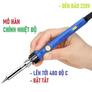 Mỏ hàn gj-900 công suất 60w /100w 220v có chỉnh nhiệt độ, có đèn nguồn, và công tắc on off