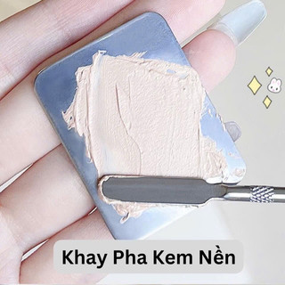Khay nhẫn pha kem nền-Thanh gạt trộn kem nền