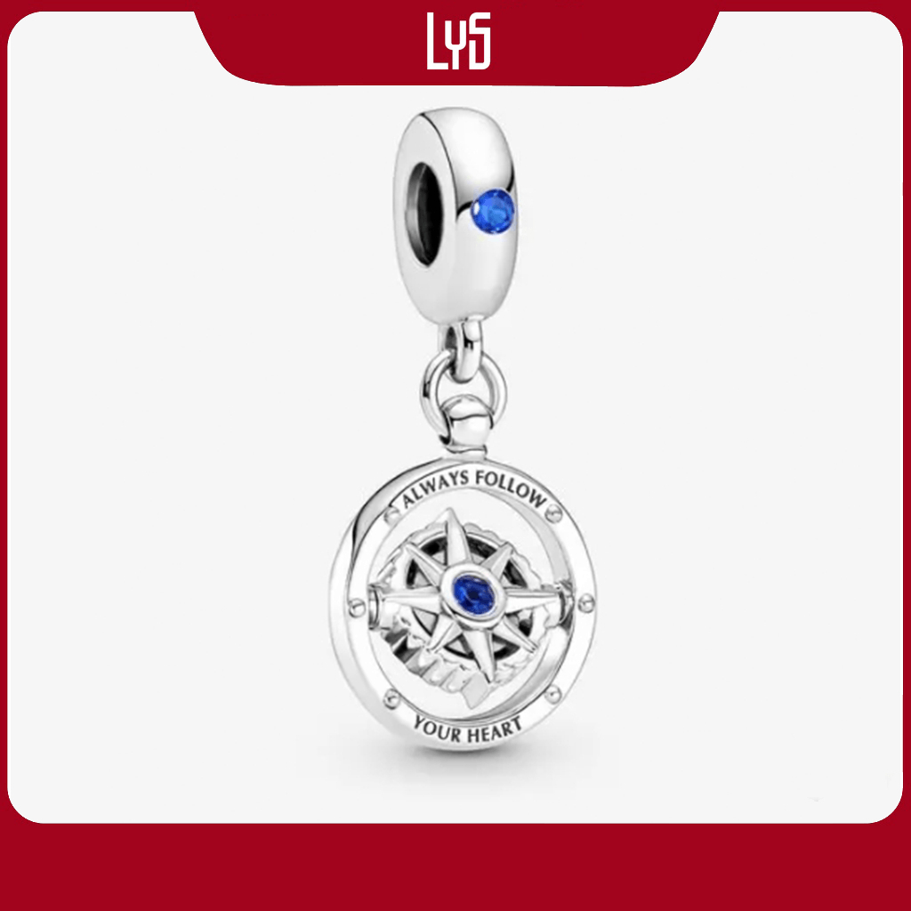 Charm bạc Lys Me Medallion Me mặt trăng 1318