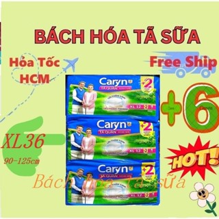(Tặng 6 miếng) Tã quần người lớn caryn XL 36/ M48/ L42 +6 miếng, (combo 3 gói xl12/ L14/ M16 +2), tã quần người già