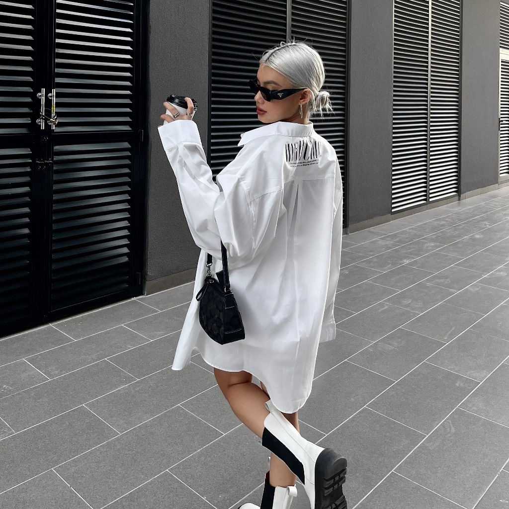 HIGHCHIC - DAWN SHIRT - SƠ MI TRẮNG OVERSIZE
