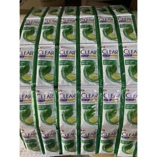 #combo 5 dây dầu gội clear bạc hà mát lạnh ,sạch gàu