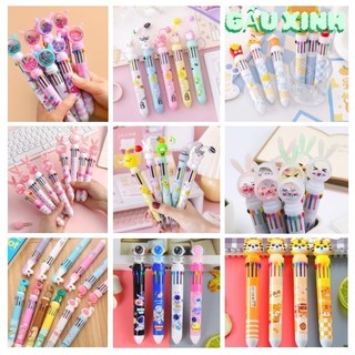 (GIÁ SỈ TẬN GỐC) Bút Bi 10 Ngòi Nhiều Hình Dễ Thương Siêu Cute Và Tiện Lợi Dành Cho Học Sinh, Sinh Viên - Gấu Xinh Shop
