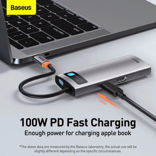 Baseus USB C HUB USB 3.0 3 0 Type C Multi HUB for Macbook Pro Air Surface Pro 7 USB Ethernet Network