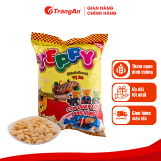 Snack ăn vặt, bim bim Teppy vị thịt nướng - bò - cua, gói 35g (hương vị tuổi thơ)