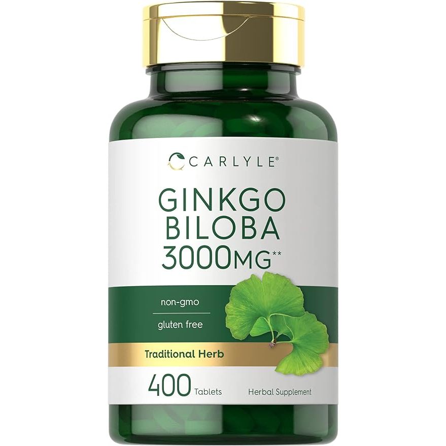 Viên Uống Bổ Não, Hỗ Trợ Trí Nhớ Và Tăng Sự Tập Trung Carlyle Ginkgo Biloba 3000mg 400 viên