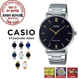 Đồng hồ nam dây kim loại Casio chính hãng MTP-VT01 Series (40mm)