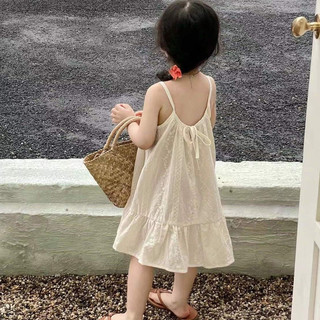 Váy bé gái có lót, váy maxi đi biển phong cách Hàn Quốc mùa hè cho bé 10-26kg PINKYKIDS