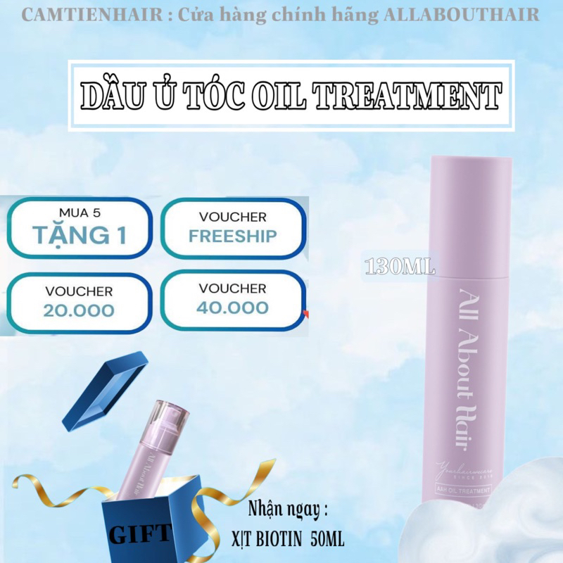 Tinh Dầu Ủ Tóc Oil Treatment [ Tặng Kèm 1 Gift 50Ml ]