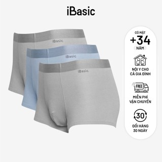 Combo 3 quần lót nam trunk bonding bamboo iBasic PANM105