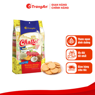 Thùng 20 túi bánh Pháp Challot hỗn hợp 275g giòn xốp, vị trái cây thơm ngon, sản phẩm chính hãng